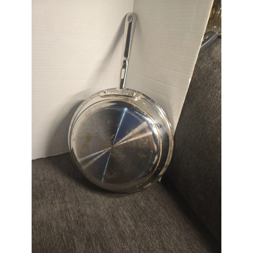All-Clad D3 10 Inch Stainless Steel Frying Pan Copper Core